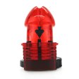 (image for) Adjustable Male Cock Cuff Chastity Device - Red