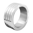 (image for) Heavy Duty Stainless Steel Cock Ring - 3 Ring