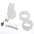 (image for) Chastity Cage Silicone Birdlocked - Transparent