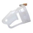 (image for) Chastity Cage Silicone Birdlocked - Transparent