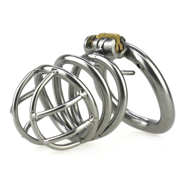 (image for) Built-in Lock Male Chastity Cage