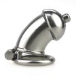 (image for) Built-in Lock Chastity Cage With Penis Plug - L