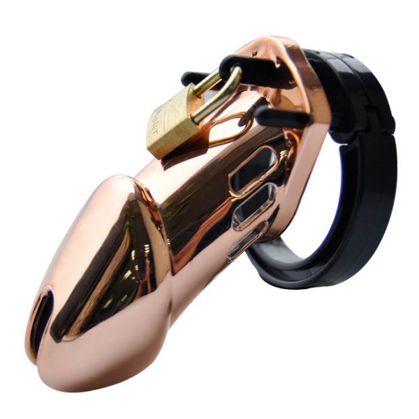 (image for) Rose Gold Male Chastity Cage CB6000 CB6000S