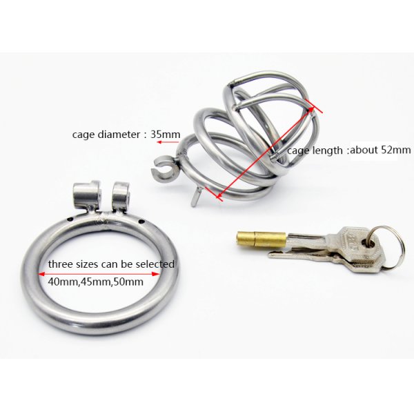 (image for) Prisoners Male Chastity Cage - Large