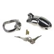 (image for) Rikers 24-7 Stainless Steel Locking Chastity Cage