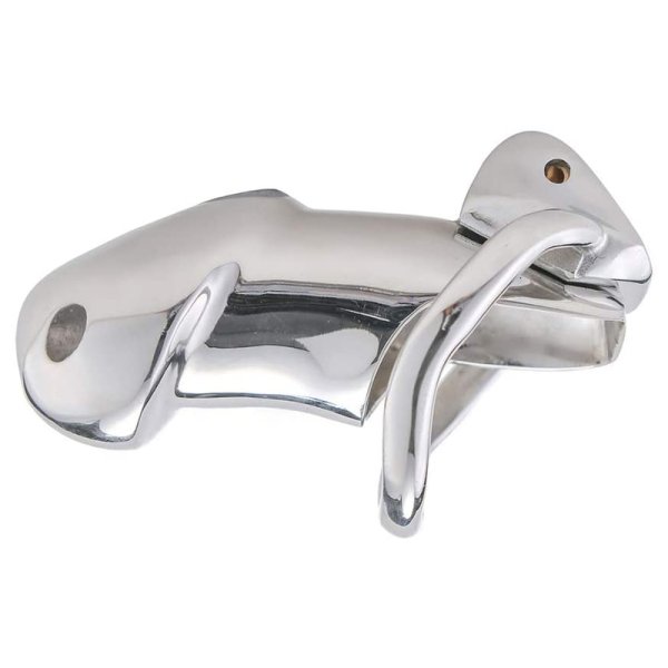 (image for) Rikers 24-7 Stainless Steel Locking Chastity Cage