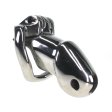 (image for) Rikers 24-7 Stainless Steel Locking Chastity Cage