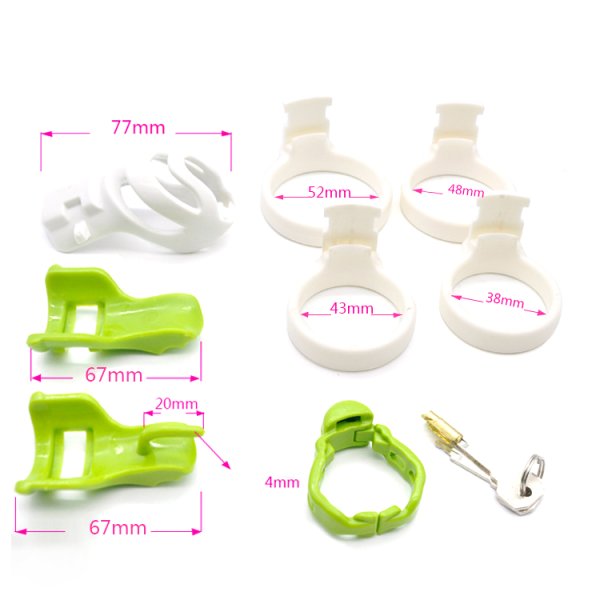 (image for) Plastic 3D Male Cock Cage - Long