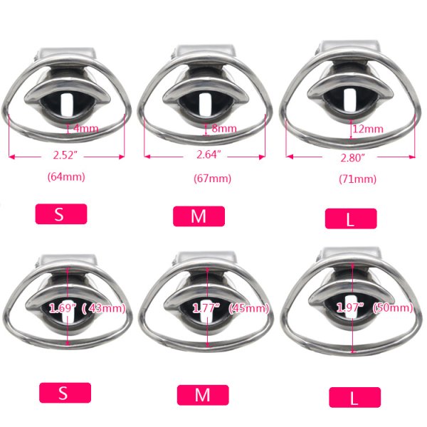 (image for) Built-in lock Chastity Cock Cage - Long