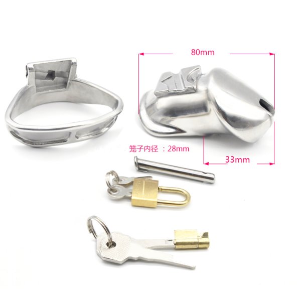 (image for) Built-in lock Chastity Cock Cage - Long