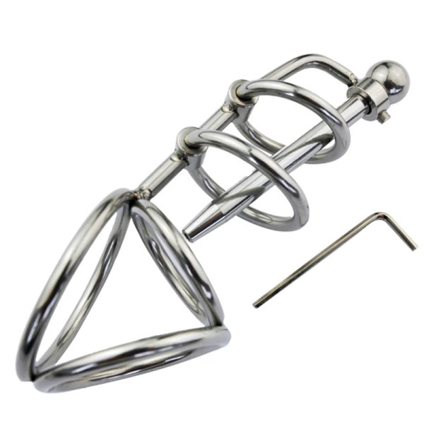 (image for) Triple Rings Base and Steel Urethral Tube