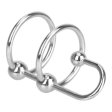 (image for) Double Ring Balled Penis Plug