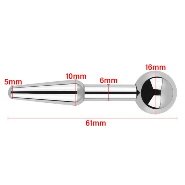 (image for) Stainless Steel Urethral Sound Penis Pln