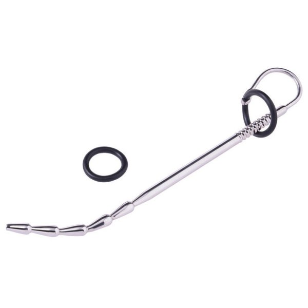 (image for) Long Penis Plug with Glans Ring