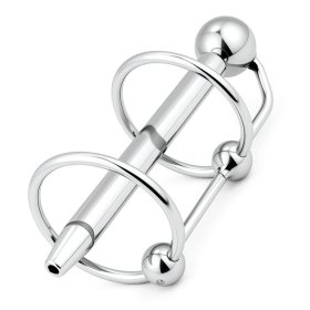 Through-Hole Princes Wand with Double Glans Ring