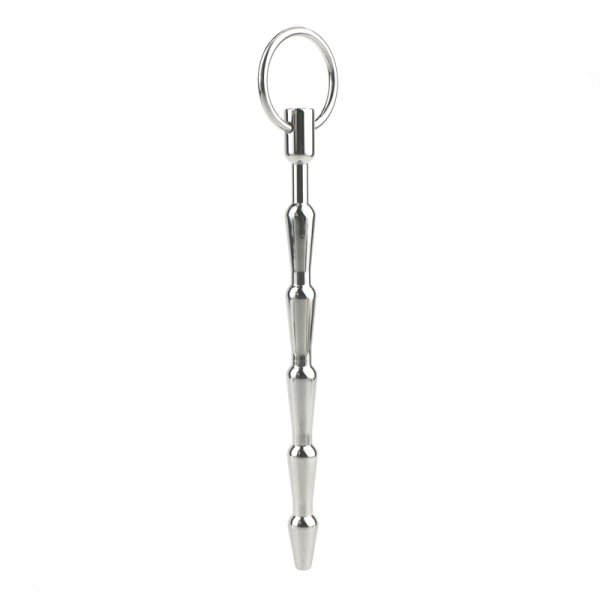 (image for) Medium Metal Penis Plug With Pull Ring