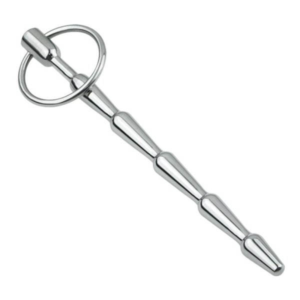 (image for) Medium Metal Penis Plug With Pull Ring
