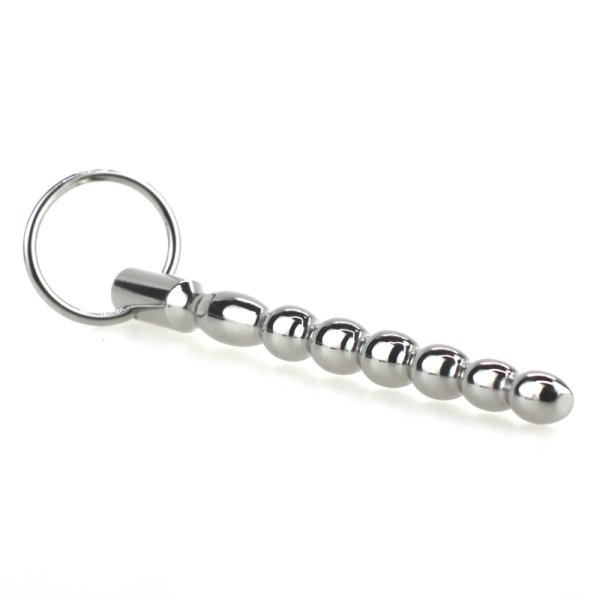 (image for) Steel Power Tools Penis Plug with Glans Ring - 5.1"