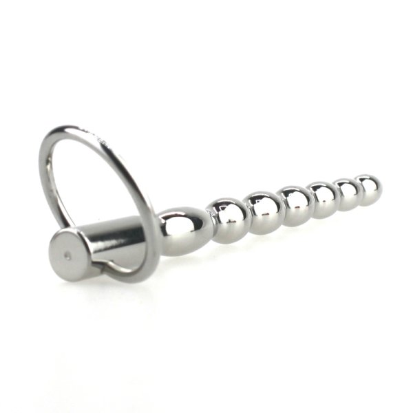(image for) Steel Power Tools Penis Plug with Glans Ring - 5.1"
