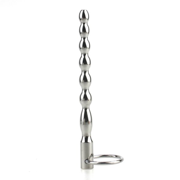 (image for) Steel Power Tools Penis Plug with Glans Ring - 5.1"