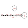 (image for) Steel Power Tools Penis Plug with Glans Ring - 5.1"