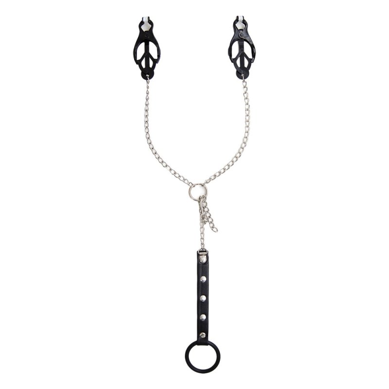 (image for) Japanese Clover Clamps With Cock Ring Set