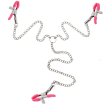 (image for) Nipple Clamps and Clit Clamp with Chain