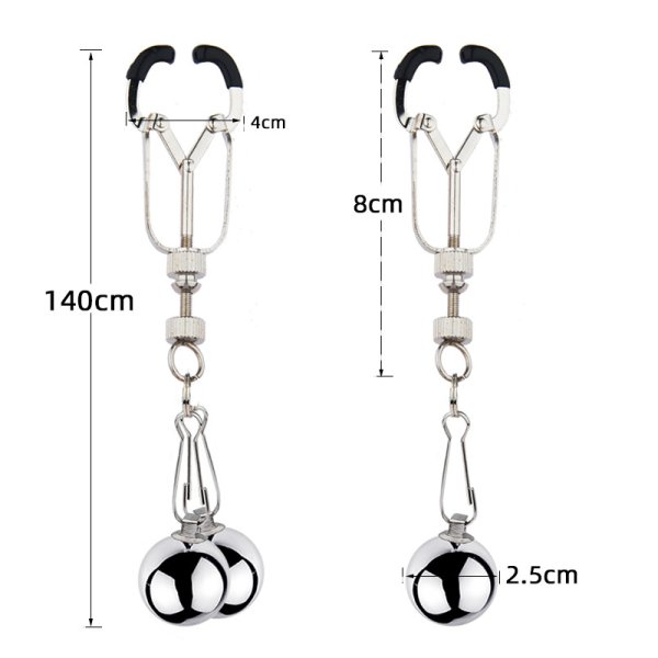 (image for) Weighted Orbs Nipple Clamps