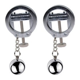 Weighted Orbs Torture Nipples Clamps