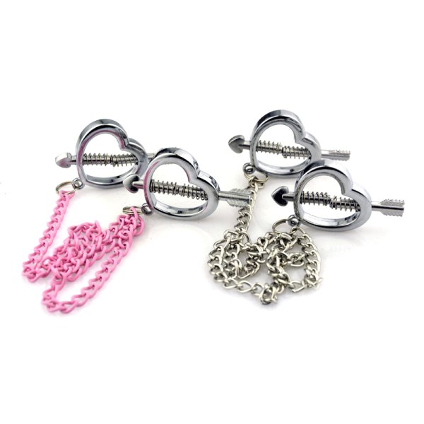 (image for) Cupid Nipple Press Clamps With Chain