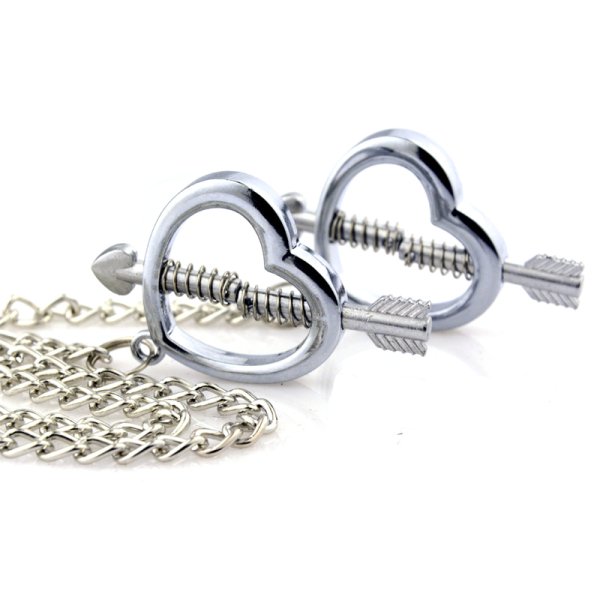 (image for) Cupid Nipple Press Clamps With Chain
