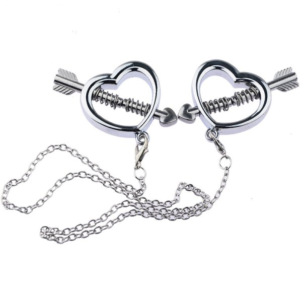 (image for) Cupid Nipple Press Clamps With Chain
