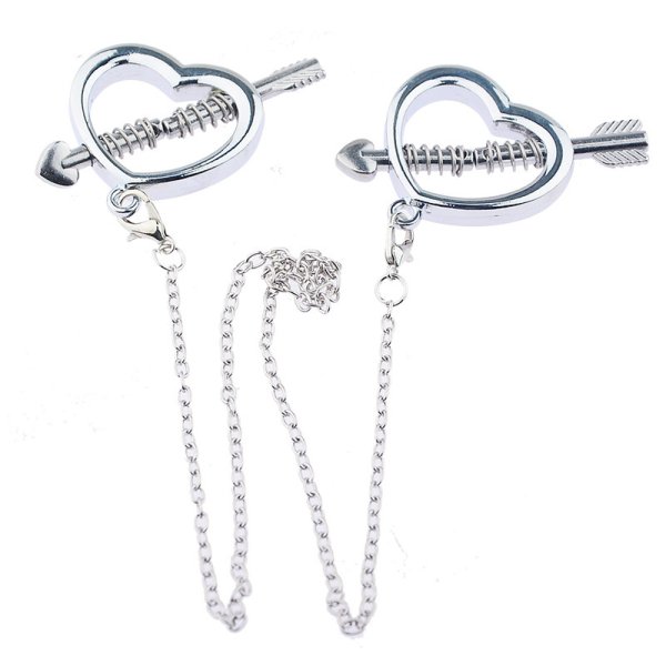 (image for) Cupid Nipple Press Clamps With Chain