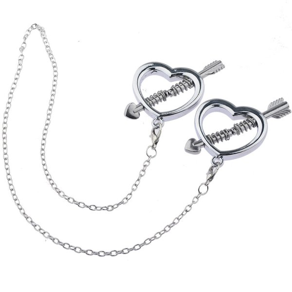 (image for) Cupid Nipple Press Clamps With Chain