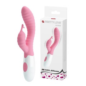 Prettylove Striped Rabbit Vibrator