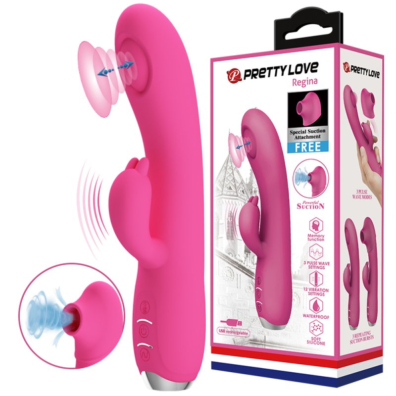 (image for) Prettylove Suction Rabbit Vibrator