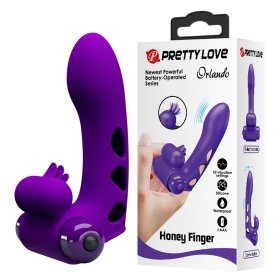 Silicone Clit Stimulation Finger Vibrator