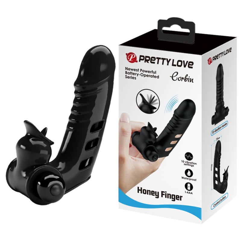 (image for) Vibrating Clitoral Finger Sleeve
