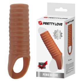 Spiral Penis Sleeve With Pull Ring