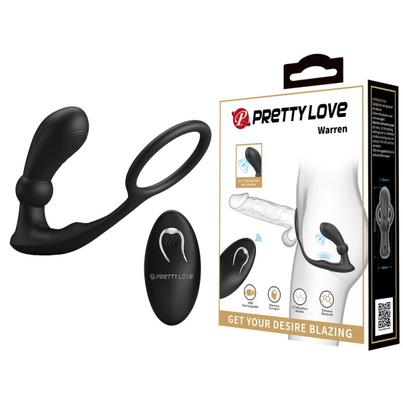 (image for) Wireless Thumping Prostate Anal Vibrator - Warren