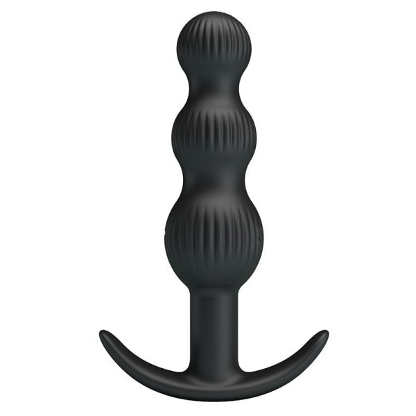 (image for) Prettylove Vibrating Anal Beads Plug - Sidney