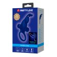 (image for) Prettylove Dark Blue Vibrating Rabbit Cock Ring