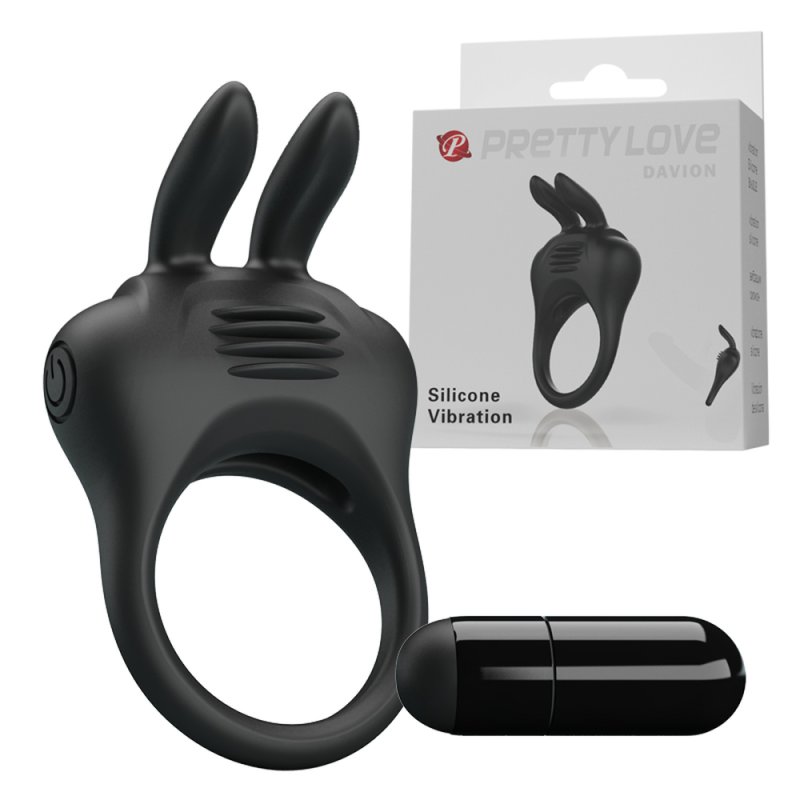 (image for) Vibrating Rabbit Cock Ring - Davion