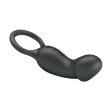 (image for) Silicone Dildo Anal Vibrator With Pull Ring