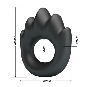 Crazy Bull Ultra-Soft Silicone Cock Ring - Crown