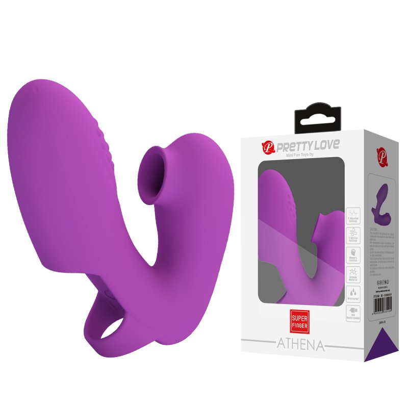 (image for) Silicone Suction Finger Vibrator