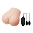(image for) Vagina & Anal Lifelike Vibrating Ass With T Back