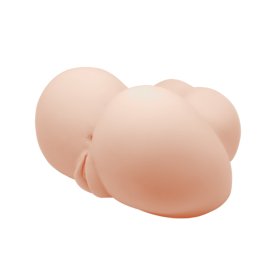 Vagina & Anal Lifelike Vibrating Ass With T Back