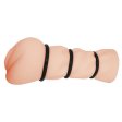 (image for) Pocket Vagina With 3 Cock Rings