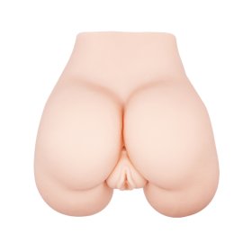 Vagina & Anal Lifelike Vibrating Ass With T Back